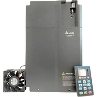 Variador de Frecuencia Delta Trifásico 38 7.5 VFD075C4EA-21 con PLC de 10k y Freno Integrados