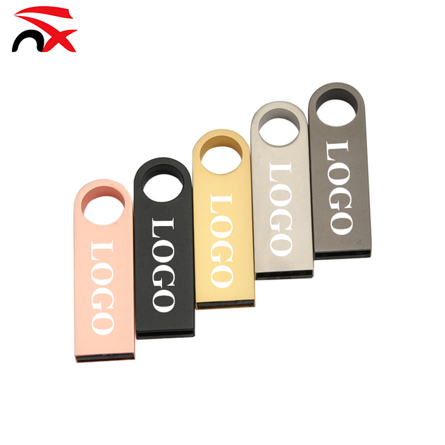 Custom logo Mini Metal Usb Flash Drive Portable Waterproof Memory Usb Stick