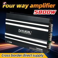 Amplificateur de puissance professionnel en gros, carte d'amplificateur de puissance audio, amplificateur de puissance audio 4 canaux pour voiture