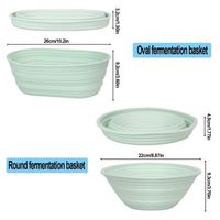 Panier de Fermentation de la vigne Démarreur de levain actif Fournitures de cuisson Outils et gadgets pour débutants Kit de fabrication de pain en silicone