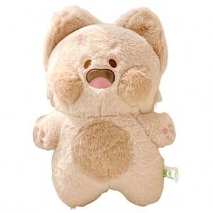 Peluche géante Mofusand chat violet mignon de haute qualité en gros, animaux en peluche personnalisés avec logo, jouets en peluche pas chers pour enfants - Product Image 1