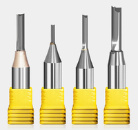 Tungsten Steel TCT Double Flutes Cnc Bits 12.7mm Shank 2F mata lurus Cnc Milling Cutter ODM & OEM didukung