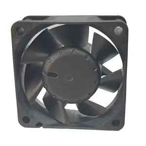 High quality 12 volt delta dc fan 60x60x25mm low speed 6000rpm 2pin replace delta AFB0612SH for radiator fan