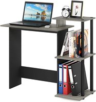 Table de bureau d'ordinateur Simple et de conception Simple, pour l'étude, pour étudiants, avec étagère