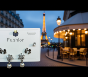 French Style <b>Silver</b> <b>Earrings</b> Stud <b>Dangle</b> With Crystal Rhinestone Snowflake Imitation Pearl Women's Fashion Jewelry - Product Image 2