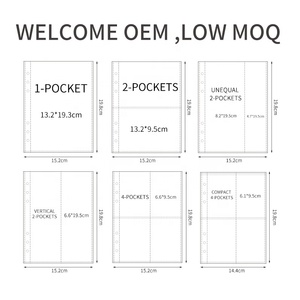 Bìa Giấy Ảnh 6 Vòng Rời A5 Tùy Chỉnh Bìa Giấy In Trang Bên Trong Bao Đựng Ảnh PP Trong Suốt Đựng Thẻ Ảnh Bìa Giấy In - Product Image 6