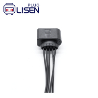 1J0973722A Konektor Lampu Depan 2 Pin Female Pigtail untuk Audi VW Beetle Golf Passat Tiguan Skoda