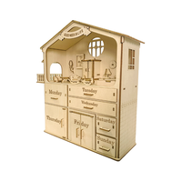 Modèles de maisons de haute qualité avec d'excellents commentaires Kits de modèles de maisons DIY Éducatifs Meubles de maison de poupée en bois Puzzle 3D