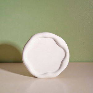 Bandeja de Concreto Moderna de Luxo Direto da Fábrica, Simples, Oval Irregular, Ecológica, para Casamento, Joias, Decoração de Casa e Servir - Product Image 2