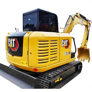 Excavatrices Caterpillar Cat305.E2 d'occasion, excavatrice sur chenilles de 5 tonnes avec moteur Caterpillar, système hydraulique, accessoire tarière - Product Image 1