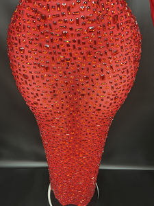 <span class=keywords><strong>Robe</strong></span> de soirée à paillettes Vêtements de <span class=keywords><strong>grossesse</strong></span> de luxe avec strass <span class=keywords><strong>Robe</strong></span> de soirée à manches longues pour femme élégante - Product Image 5