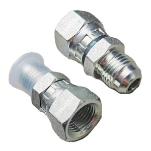 Sanheng Núm Vú Thủy Lực JIC Bền Cho Nam Phụ Kiện Loe Hình Nón 74 Độ SS Khớp Nối Ống SS Thẳng Bằng Thép Không Gỉ - Product Image 2