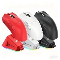 Ratón para Juegos ATTACK SHARK X11 Tri-Mode, 22000 DPI, PAW3311, RGB, Base de Carga Magnética, 1000Hz, Ligero, Ergonómico, Programable, FPS