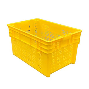 Plastic <b>Crates</b> <b>Stackable</b> Misaligned Box For Logistics Packaging Standard Sizes Available - Product Image 3