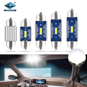 led 6000K Warm White 31/36/39/41mm Festoon Led Bulbs C5W 12V 24V Led For Interior Map Dome Light Car License Plate Lights