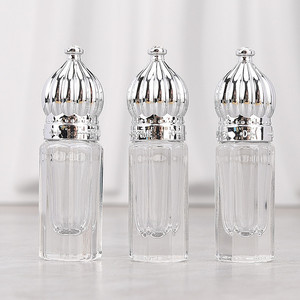 Wholesale 3ml Octagonal Glass Roller Bottles, Empty Refillable Essential Oil Roll On Bottles for Travel Sample Massage - Product Image 2