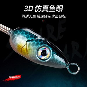 Señuelo giratorio Fisherman's Port de 18g, montura Alabama Swarm con spinner para pesca de lubina en agua dulce - Product Image 4