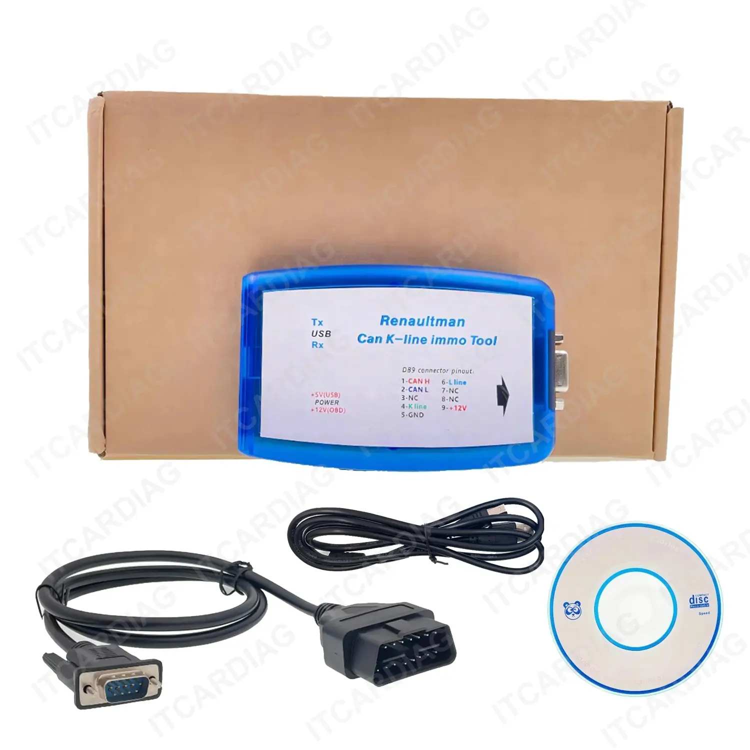 For Renault Renaultman Can K-line Immo V4.06 Tool ECU Programmer Read/Write EEPROM FLASH Clear Immobilizer Code