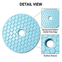 Disque de polissage diamanté alvéolé de qualité supérieure 4'' (100 mm), abrasif humide à liant résineux pour granit, marbre, pierre, grain 50-3000