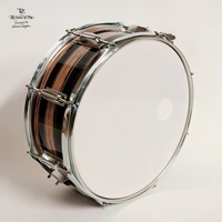 Hot Sale Poplar Wood Wood Grain 14-inch Snare Drum Percussion Instrument with Strap