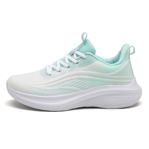 Chaussures de marche décontractées légères et respirantes en mesh pour femmes, avec amorti plat - Product Image 3