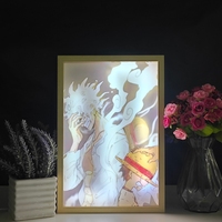 Cadre photo 3d pour la décoration de la chambre à coucher Veilleuse Cadeau Anime Led Lamp
