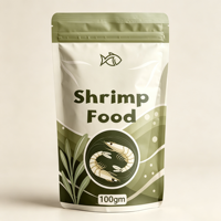 Sacs en plastique personnalisés à fermeture éclair verticale pour l'emballage de crevettes, de fruits de mer et d'aliments marins