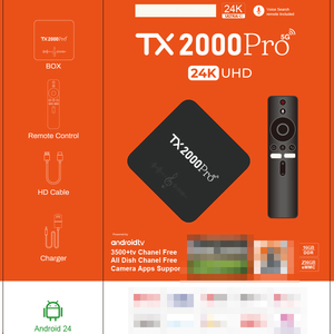 TX80 8K Android 16 Smart Wifi Tv Box con <span class=keywords><strong>Google</strong></span> Tv-Box Android 16 Tx60 Pro Android Tv Box - Product Image 4