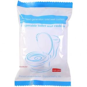 Housses de siège de toilette jetables portables non tissées, emballées individuellement, pour hôtels - Product Image 4