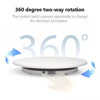 Équipement de studio photo et vidéo à 360 degrés, plateau tournant électrique rotatif, support d'affichage de produits, rotation à 360 degrés pour la photographie, 45 cm, BKL