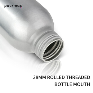38-tooth aluminum bottle, 500ml 1000ml, mineral water bottle, beverage aluminum can, <b>metal</b> <b>packaging</b>, aluminum water bottle - Product Image 4