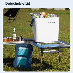 IceMaster Custom Logo 26l Insulated Portable Camping Ice Cooler Boxeco-Friendly Durable Multifunctional Outdoor Ice Box - Product Image 2