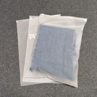 Sacs en plastique givré refermables personnalisés avec impression de logo, emballage pour vêtements, t-shirts, sacs en plastique à fermeture éclair