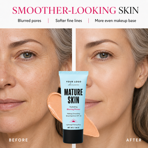 Prebase de Maquillaje Hidratante y Difuminadora Daily Sun: Hidrata, Suaviza Líneas Finas, Disimula Poros y Arrugas, Acabado de Enfoque Suave y Ligero - Product Image 5