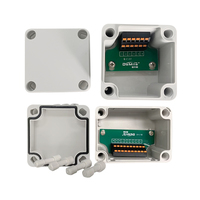 Boîtier de jonction miniature Haoyue ZC à branchement direct, étanche IP66 en ABS, pour câbles électriques micro pour câblage extérieur