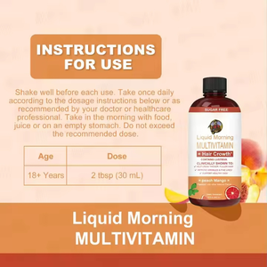 Dosificación líquida oral al por mayor OEM Premium multivitamínico suplemento para el crecimiento del cabello para la salud de la piel para todas las edades - Product Image 5