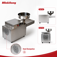 Presse à huile commerciale Pro BlinkSong S10 automatique en acier inoxydable haute efficacité 10-15 kg/h pour arachides et sésame