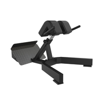 LENDON Nouveau design Banc de musculation commercial Roman Chair pour extensions dorsales, équipement de musculation pour salle de sport à domicile, chaise haltères et machine d'entraînement lombaire