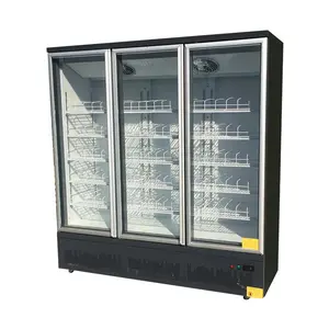 Commercial Pepsi ตรงประตูเครื่องดื่ม Cooler จอแสดงผลตู้เย็น2ประตู