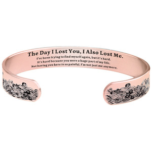 jewelry simple bracelet men's jewelry DIY stainless steel open bracelet women's retro accessories wholesale - Product Image 4