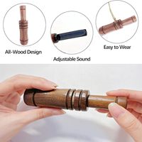 Appelant de Canard en Bois pour Chasse, Camping et Activités de Plein Air, Accessoire de Sifflet pour Chasseurs, Sifflet à Son Réaliste pour Faisan et Oie