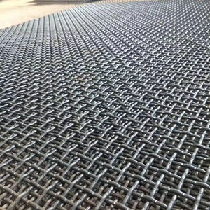 カスタマイズされた耐摩耗性65mnスチール圧着織金網鉱山ふるい振動スクリーンメッシュ - Product Image 3