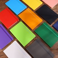 Carnet à couverture rigide ligné 70 GSM en cuir PU, reliure cousue, impression numérique, porte-stylo, A5, multicolore