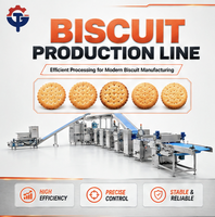 Ligne de production de biscuits industrielle complète, machine automatique de mélange, de formage, de cuisson et de refroidissement de la pâte