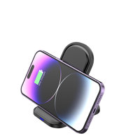 Nouveau support de chargeur sans fil pliable de bureau électrique avec port de charge rapide 15W de type C pour téléphones mobiles universels