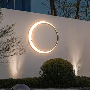 Lámpara de pared LED moderna IP65 impermeable de aluminio para exteriores, Villa, terraza, jardín, farola, porche, lámparas <span class=keywords><strong>residenciales</strong></span> comerciales - Product Image 4