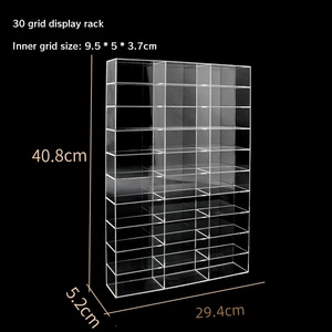 Rak <span class=keywords><strong>Display</strong></span> Mainan Akrilik Model Mobil Penyimpanan Rak <span class=keywords><strong>Display</strong></span> Multi-grid Kotak <span class=keywords><strong>Display</strong></span> Model Mobil - Product Image 6