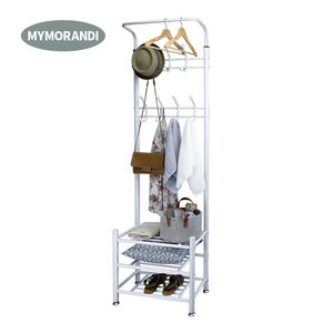 حامل معاطف معدني بأفضل سعر، رف معاطف مع حامل أحذية - Product Image 2