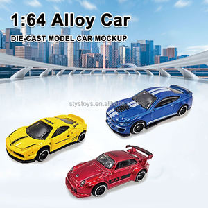 Snelle Nieuwe Wielen Alloy Automodel 1:64 Raceauto <span class=keywords><strong>Model</strong></span> Schuifbare Die-cast Auto voor Promotie Speelgoed - Product Image 3