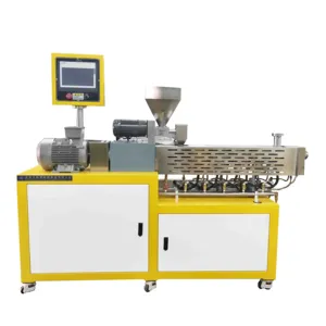 Máquina de fabricación de gránulos de plástico de doble tornillo de laboratorio
